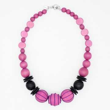 Pink Pulse Statement Necklace
