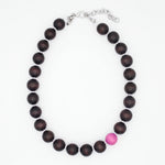 Mocha Magenta Statement Necklace