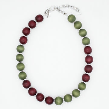 Merlot Moss Statement Necklace