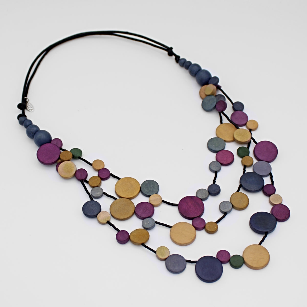 Purple Multi Strand Millie Necklace