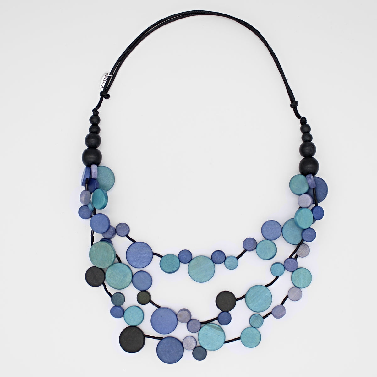 Blue Multi Strand Millie Necklace