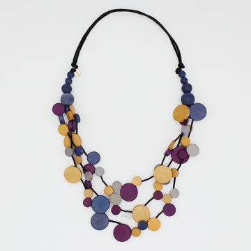 Mustard Multi Strand Millie Necklace