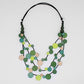 Green Multi Strand Millie Necklace