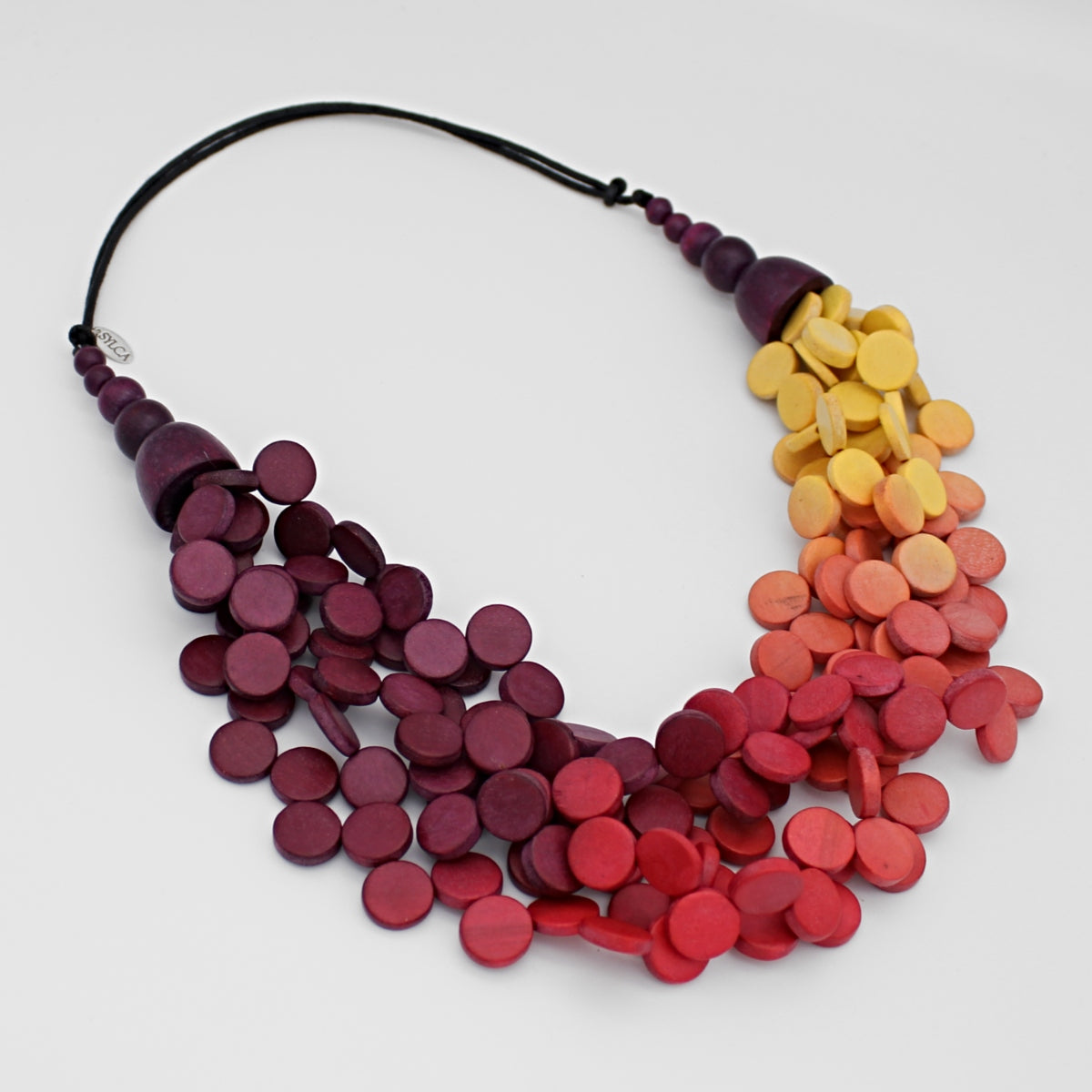 Ombre Coral Gillian Necklace