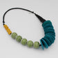 Lime and Turquoise Chunky Nylah Necklace