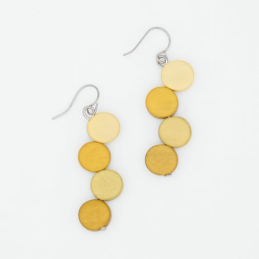 Yellow Ombre Eva Dangle Earrings
