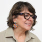Multi Color Geometric Decoupage Earrings