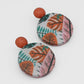 Tropical Decoupage Earrings
