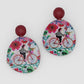 Bicycle Decoupage Earrings