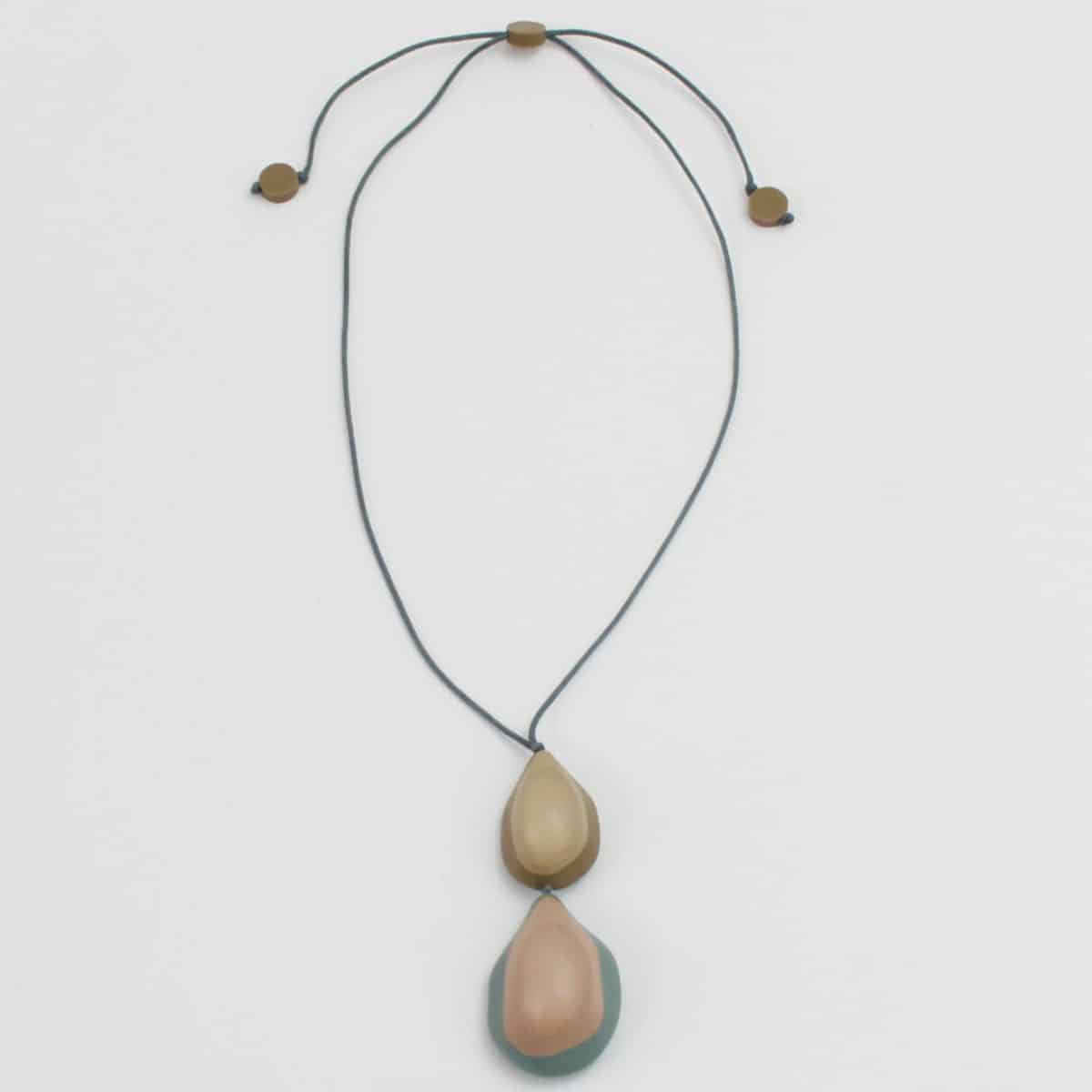 Tan pendant necklace