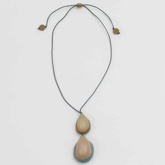 Tan pendant necklace