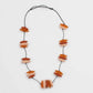 Burnt Orange Beaded NECKLACE