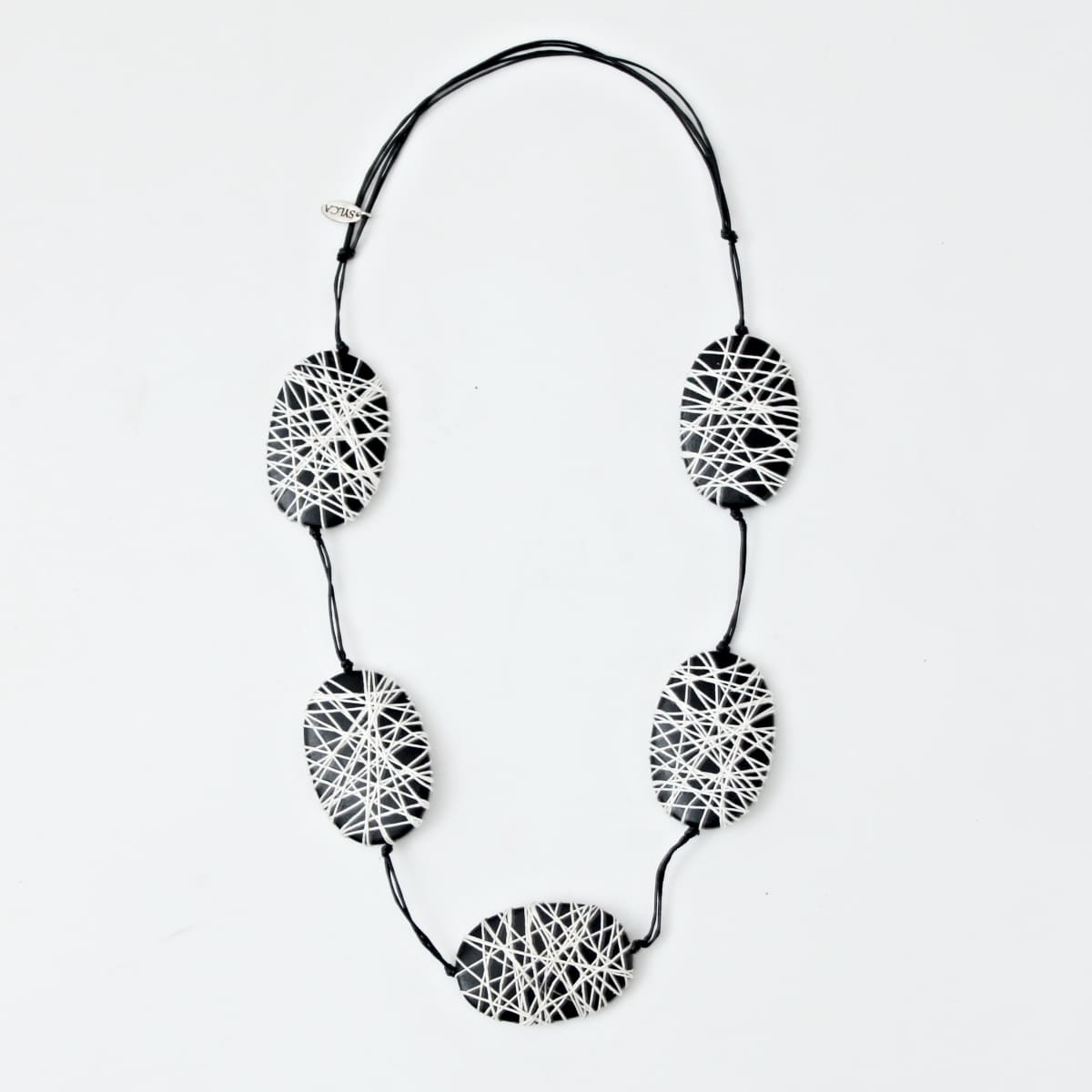 black and white Felicity Necklace