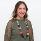 Earth Tone Square Phoebe Necklace
