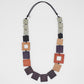 Earth Tone Square Phoebe Necklace