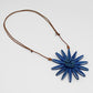 Blue Amaya Flower Statement Necklace