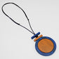 Orange Harley Pendant Necklace