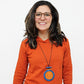 Orange Harley Pendant Necklace