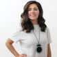Black Harley Pendant Necklace