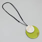 Lime Round Double Whitney Pendant