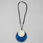 Blue Round Double Whitney Pendant