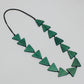 Teal Triangle Joyce Necklace