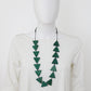 Teal Triangle Joyce Necklace