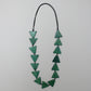 Teal Triangle Joyce Necklace