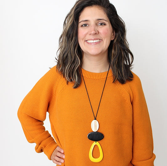 Yellow Calia Pendant Necklace