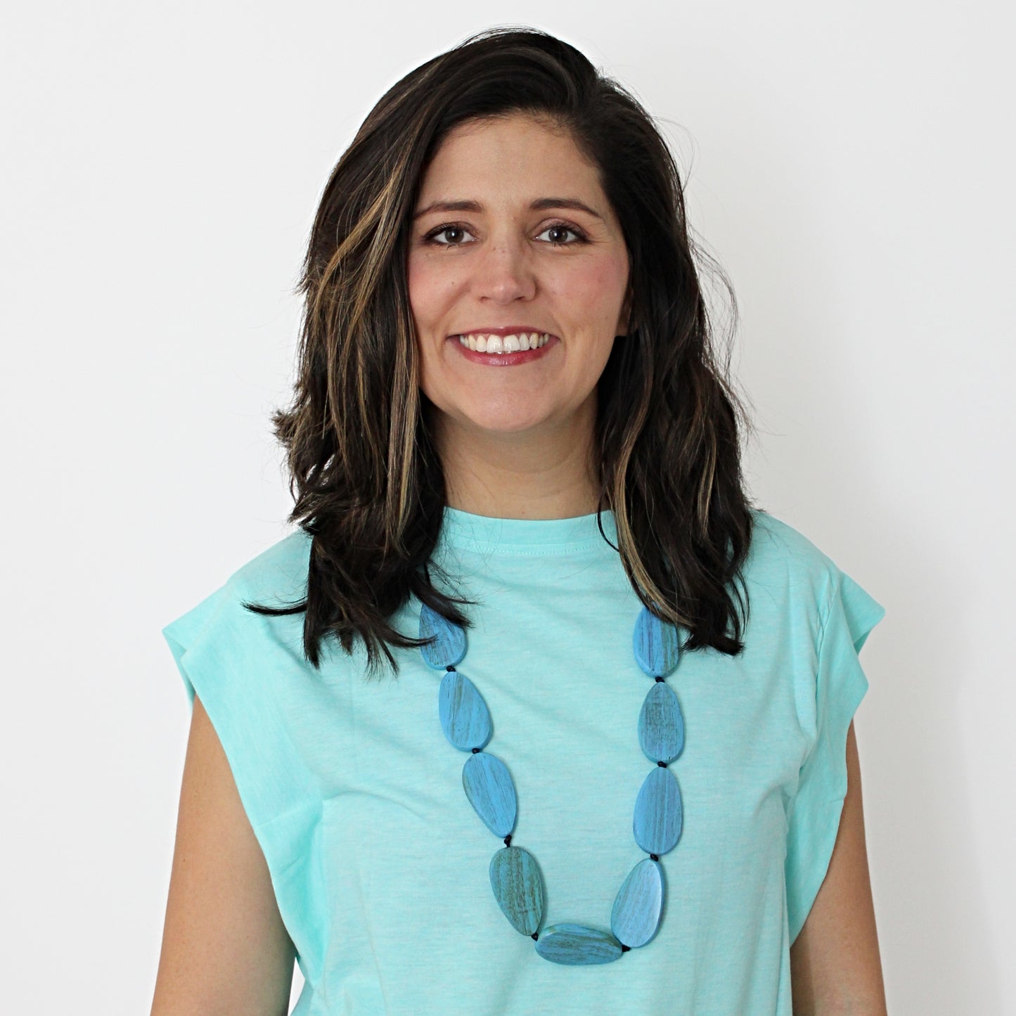 Destiny Blue Teardrop Necklace