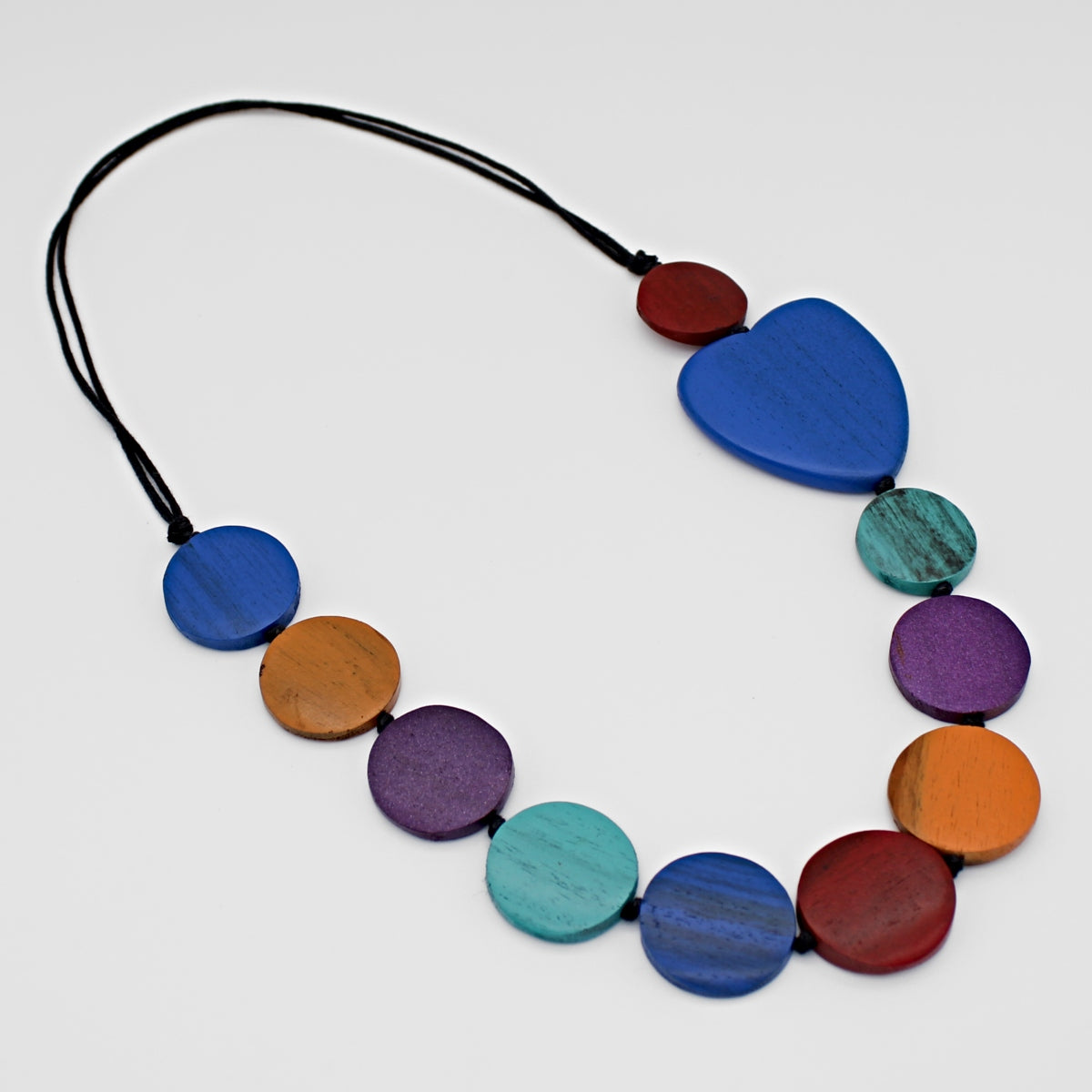 Multi Color Heart and Soul Necklace