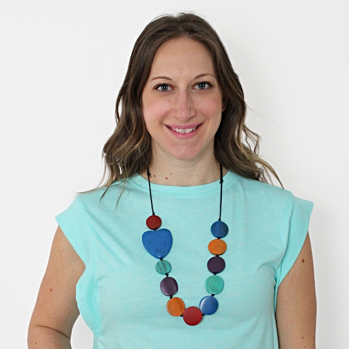 Multi Color Heart and Soul Necklace