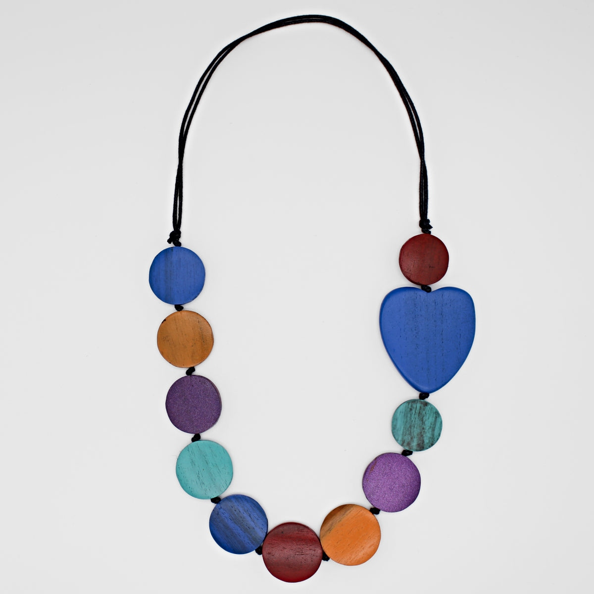 Multi Color Heart and Soul Necklace