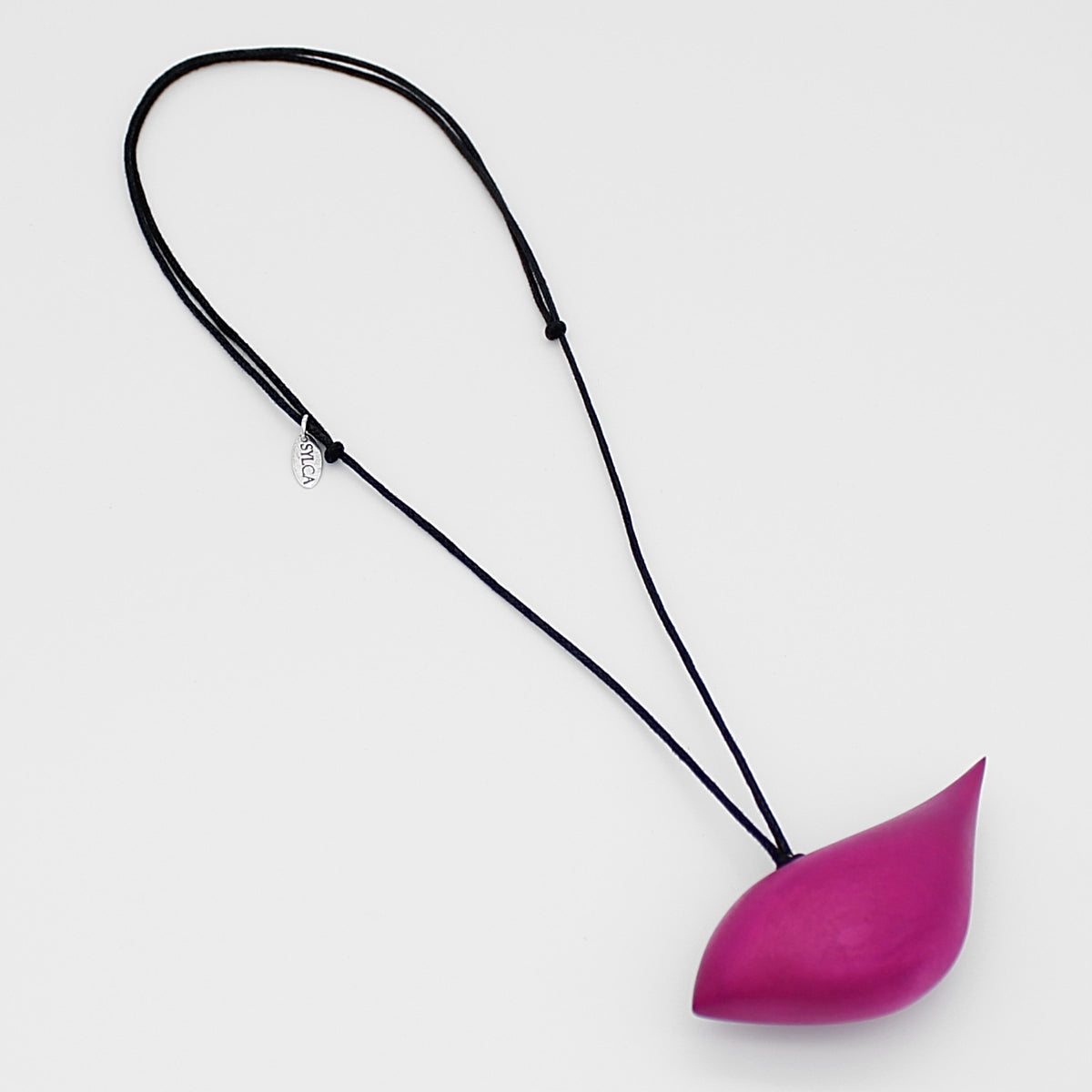 fuchsia bird necklace by sylca