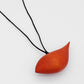 Orange Robin Pendant Necklace