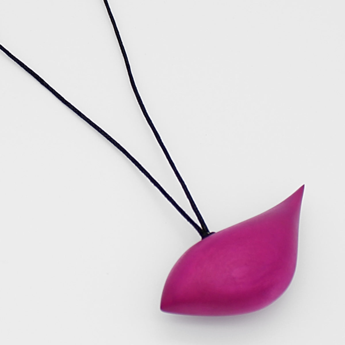 bird necklace in pink