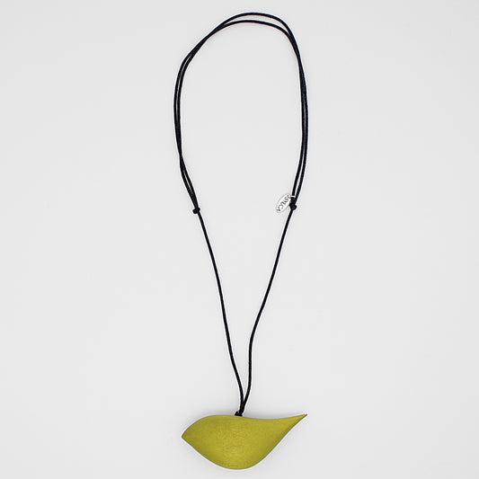 Lime Robin Pendant Necklace