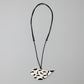 Black and White Robin Pendant Necklace