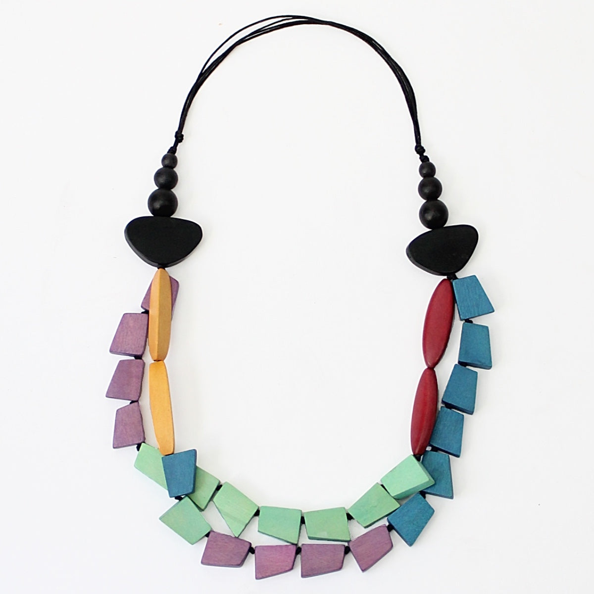 Colorful Geometric Mika Necklace