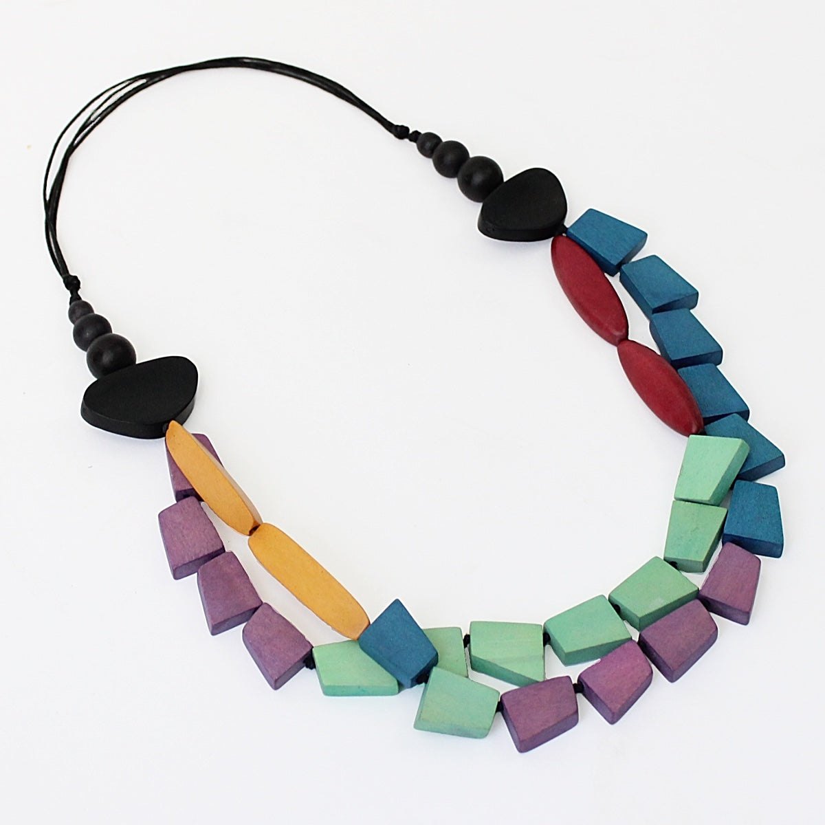 Colorful Geometric Mika Necklace