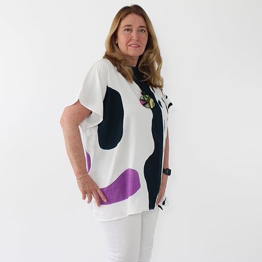 Hint of Purple Blouse