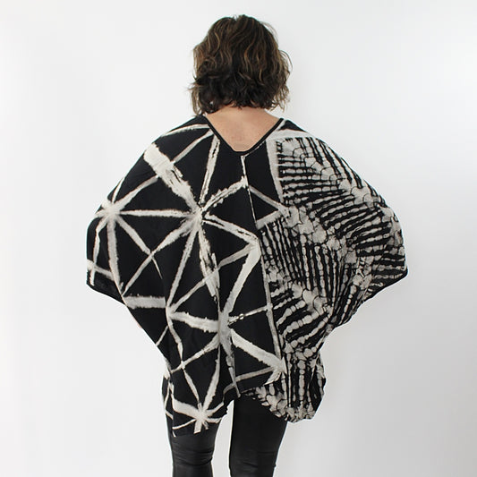 Abstract Double Design Blouse-Sylca Designs