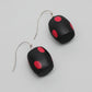 Black and Red Lyla Earrings