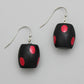 Black and Red Lyla Earrings