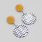 Mustard Lunetta Earrings