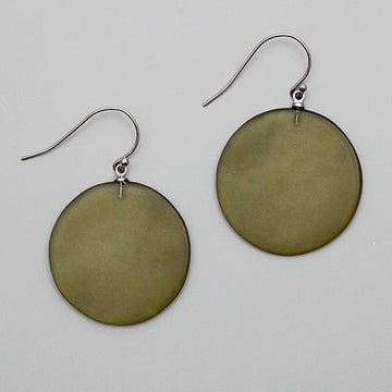 Olive Green Jo Earrings