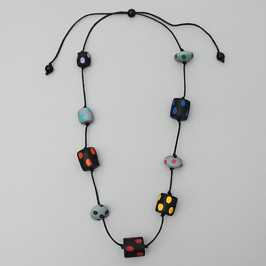 Multi Color Polka Dot Lyla Necklace