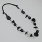 Black Geometric Trinity Necklace