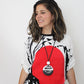 Black and White Enya Pendant Necklace