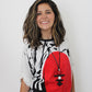 Red Bobbie Pendant Necklace